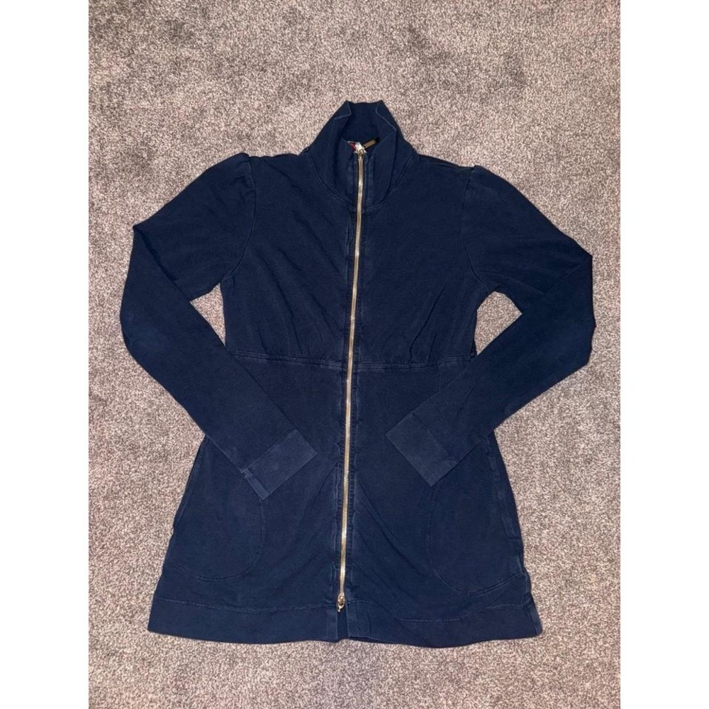 Hard Tail Women's Navy Blue Zip-Up Jacket XS